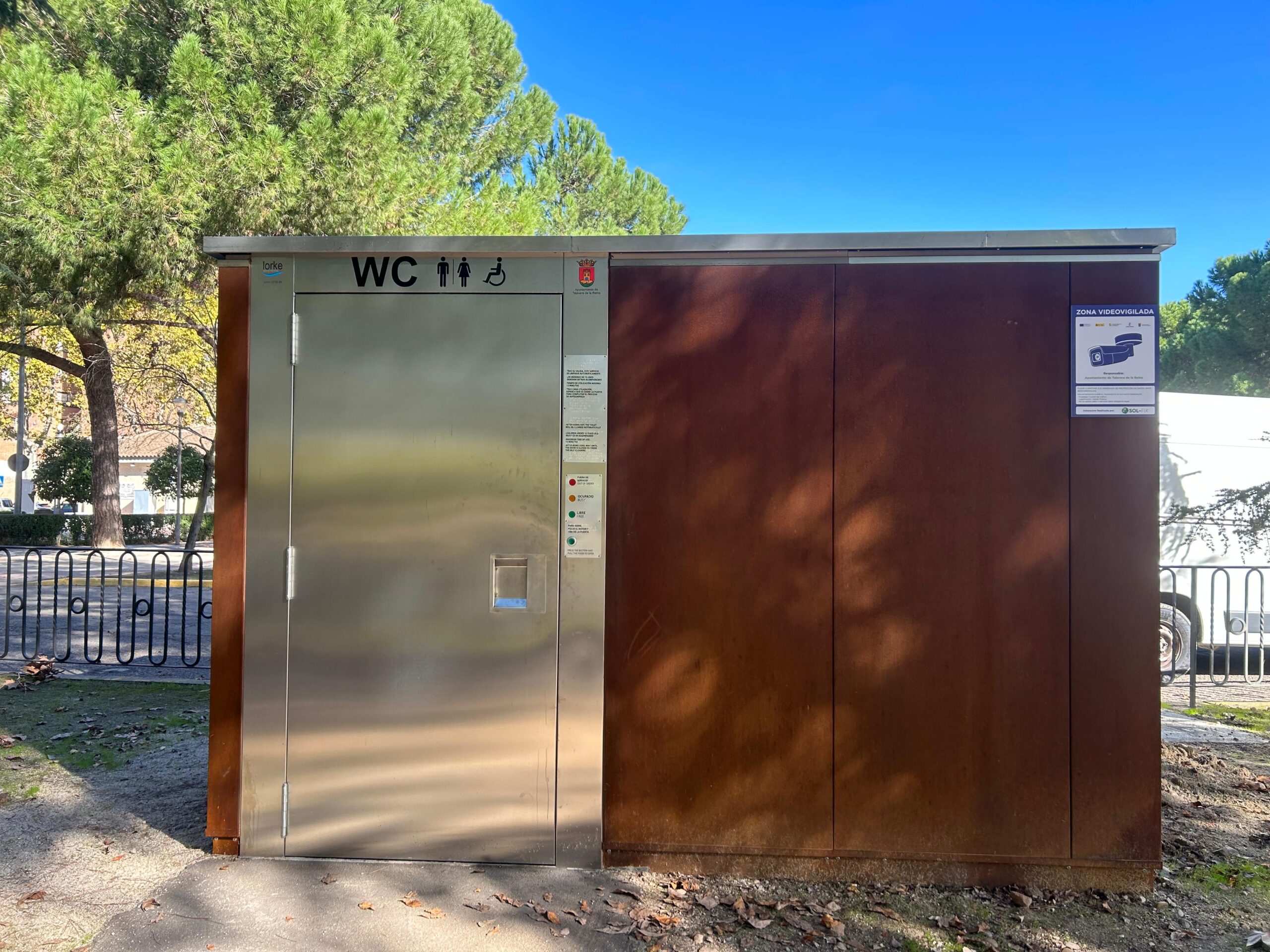 Nuevos aseos públicos autolimpiables